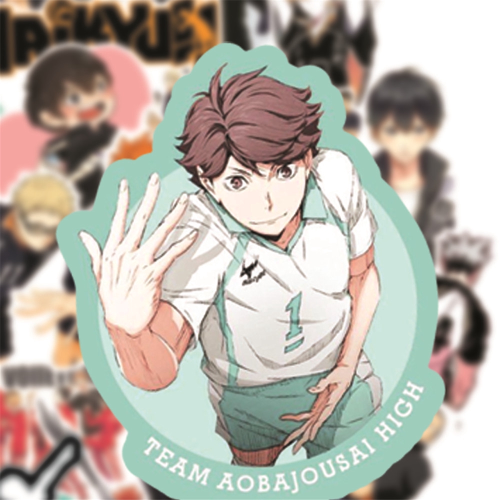 50Pcs/Set ❉ Haikyuu!! Series 04 Stickers ❉ DIY Fashion Waterproof Doodle Decals Stickers