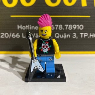 Lego chính hãng - Minifigure Series 4 - Punk Rocker