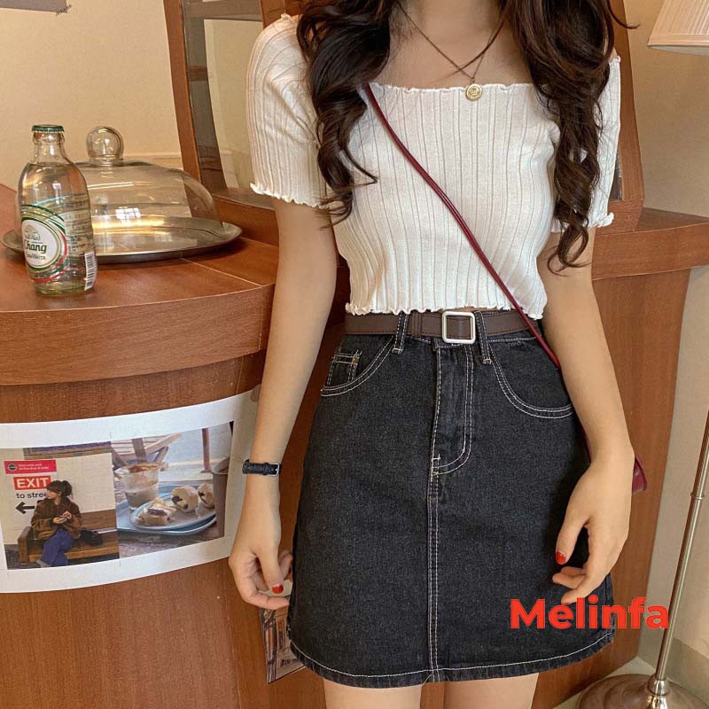 Áo thun croptop nữ phong cách Hàn Quốc mã VAA0036