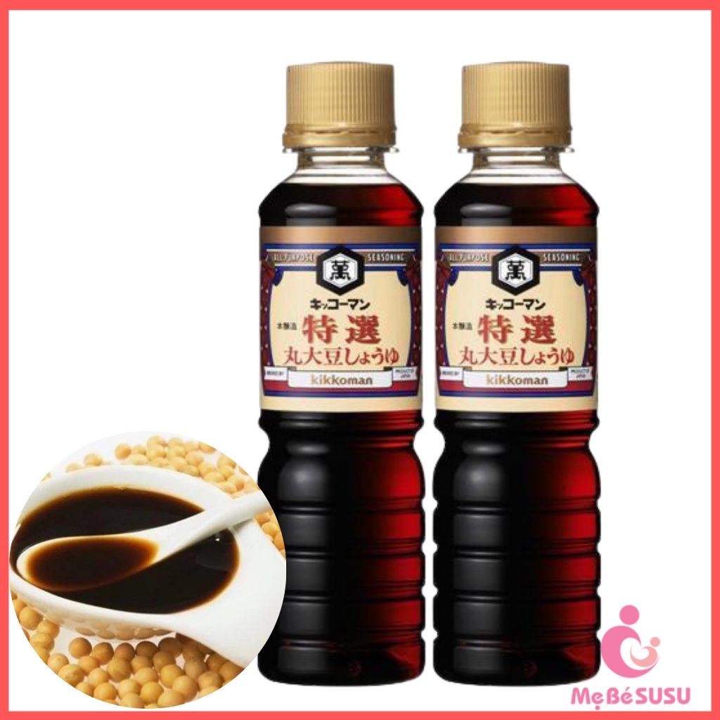 Nước Tương Kikkoman Nhật Bản Chai 100ml Cho Bé Từ 12 Tháng Tuổi [HSD T4/2024]