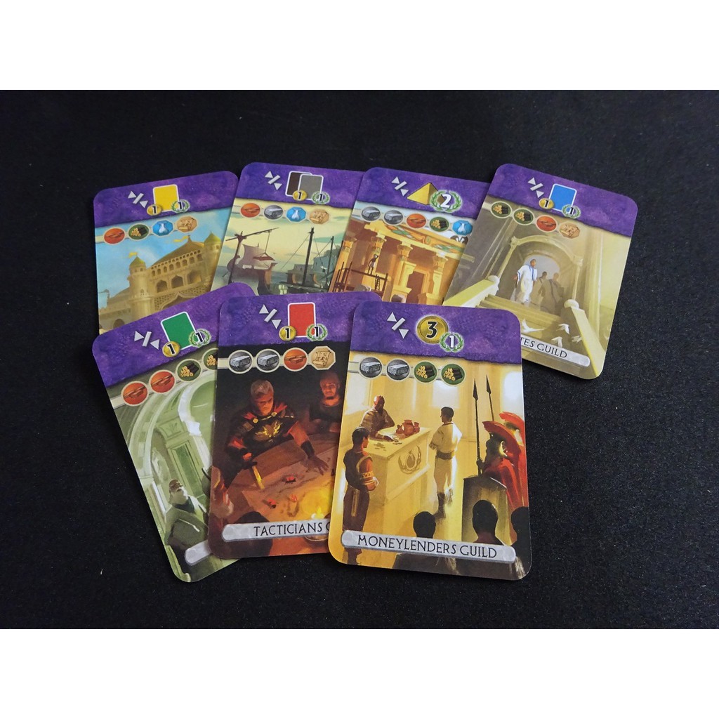 TRÒ CHƠI CHIẾN THUẬT 7 WONDERS DUEL - 7 KỲ QUAN - PHIÊN BẢN TIẾNG ANH - CHẤT LƯỢNG CAO