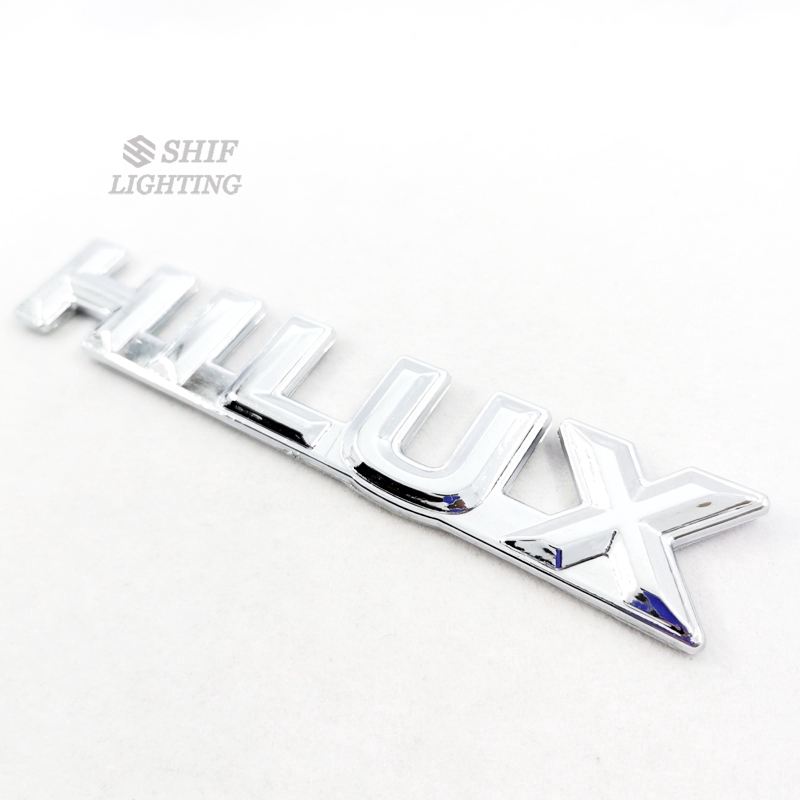 1 Miếng Dán Logo ABS Chrome HILUX Cho Xe Hơi Toyota