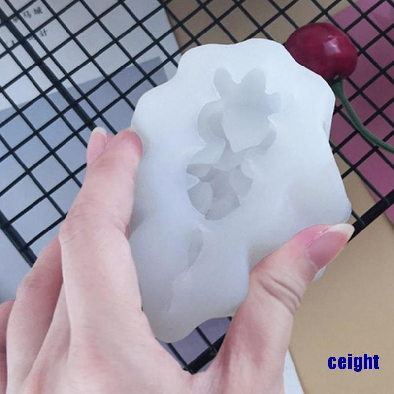 Khuôn Làm Bánh / Xà Phòng Chất Liệu Silicone Tự Làm Hình Cây Xương Rồng 3D