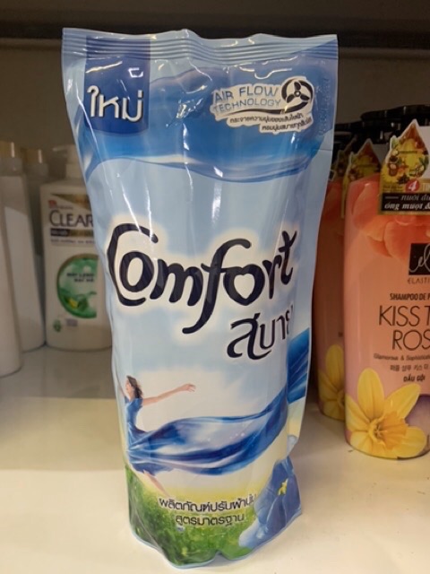 “Mẫu mới” Túi Nước xả vải Comfort Thái Lan dạng túi 580 ml