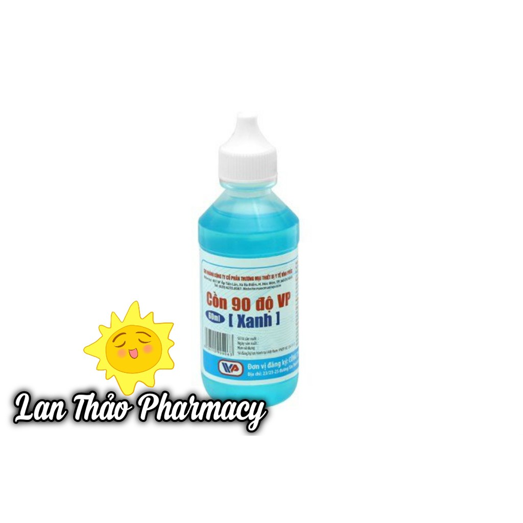 Cồn sát trùng 90 độ Vĩnh Phúc 60ml