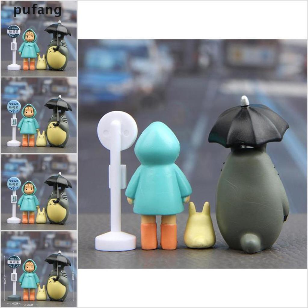 Bộ 4 Mô Hình Nhân Vật Phim Hoạt Hình My Neighbor Totoro 3-5cm