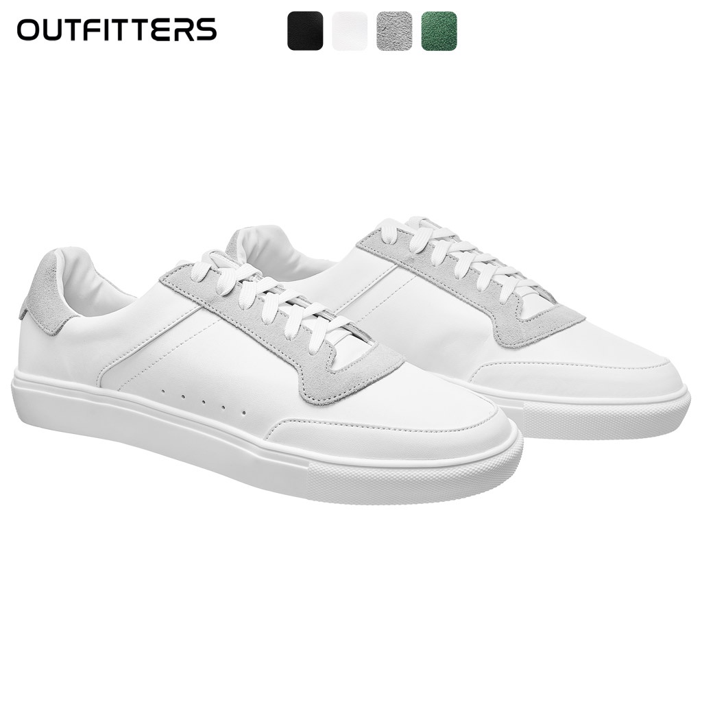 Giày Sneaker Nam Trắng Đen Outfitters Phối Màu GSK01 Cổ Thấp Thể Thao Hàn Quốc Outfit Local Brand