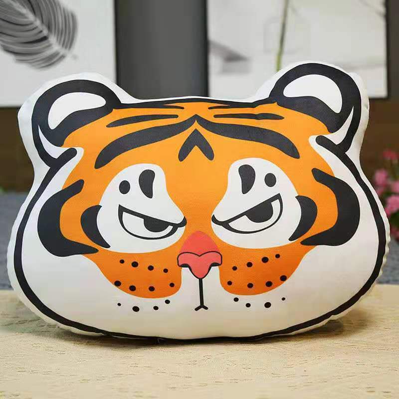 Gối tựa lưng hình chú hổ dễ thương dùng trang trí sofa / văn phòng