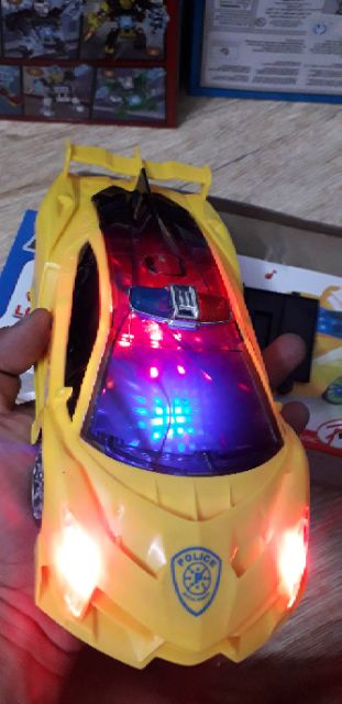 Xe mô hình chạy PIN có nhạc và đèn Led rất đẹp (tặng kèm PIN)