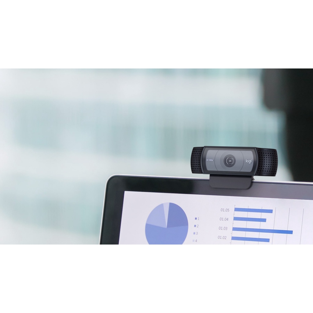 Logitech C920E - Webcam Full HD 1080P Dùng Cho Họp Trực Tuyến