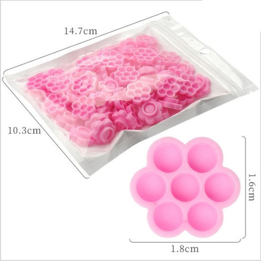 Nút đựng keo bông hoa (100 cái/1 túi)