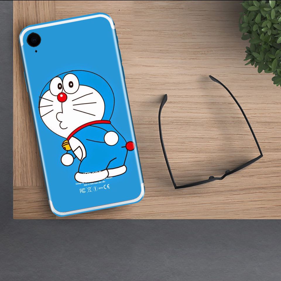 Miếng dán skin cho iPhone hình Doremon (Mã: Dor036)