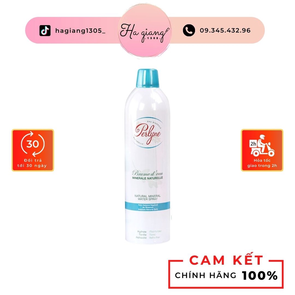 Xịt Khoáng Cấp Nước Dưỡng Ẩm Perlyne 400ml