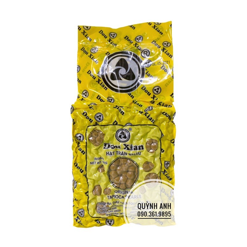 Trân châu đường đen/ hoàng kim/ trắng Dou Xian  gói 1kg