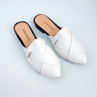 Dép sục chéo da mềm