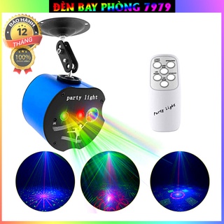 Đèn Laser Phòng Bay Mini Cảm Biến Theo Nhạc Dùng Cho Phòng Bay Karaoke