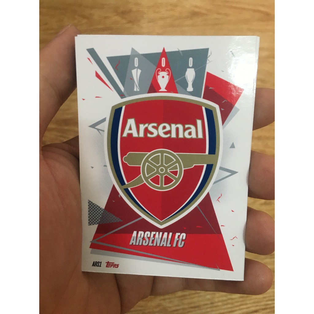 Set 18 Thẻ In Match Attax 2020-21 Arsenal Size UK