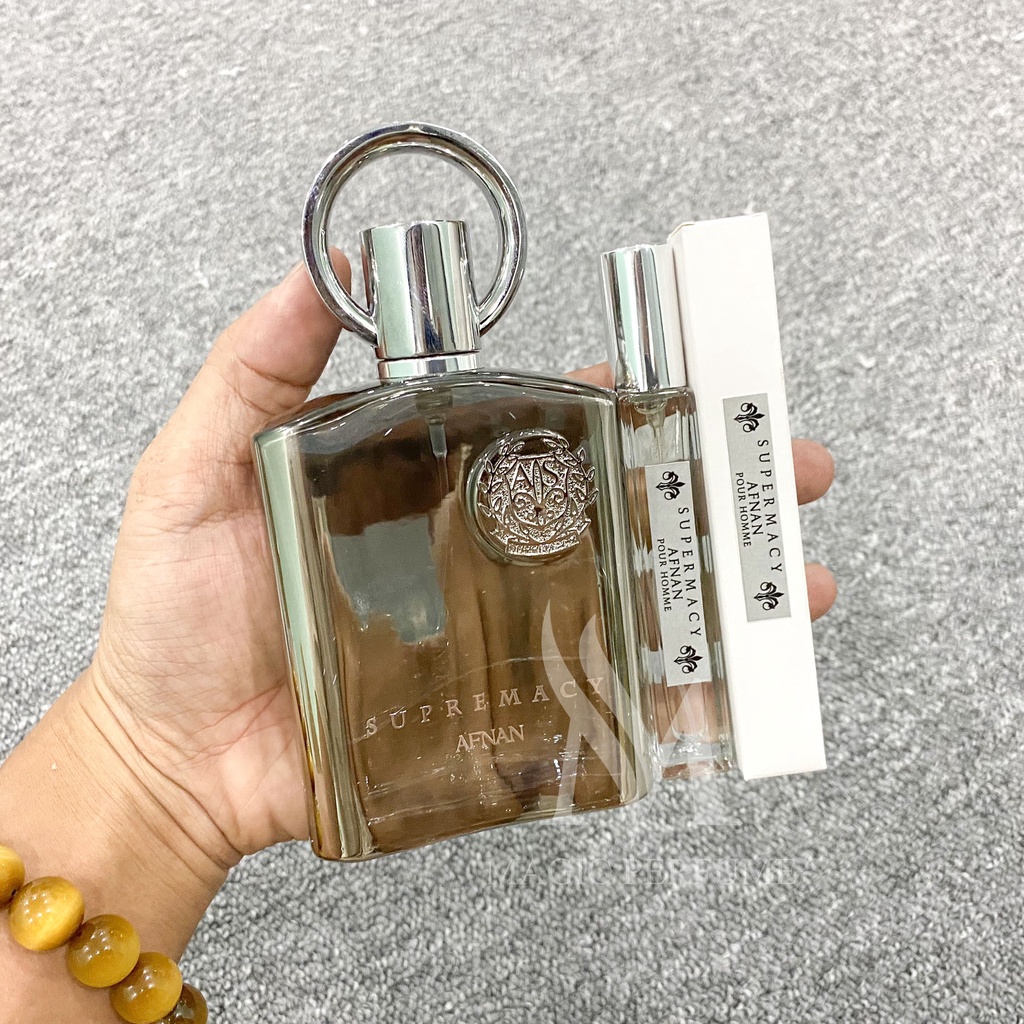 Nước hoa nam chính hãng Afnan Perfumes Supremacy Silver mẫu thử 5ml, 10ml