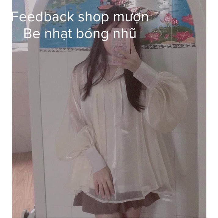 đọcmô tả)Áo voan tơ bồng ulzzang bánh bèo tiểu thư đính ngọc tay phồng nơ mặc được 2 kiểu - Áo dấu quần voan kiếng 2 lớp | BigBuy360 - bigbuy360.vn