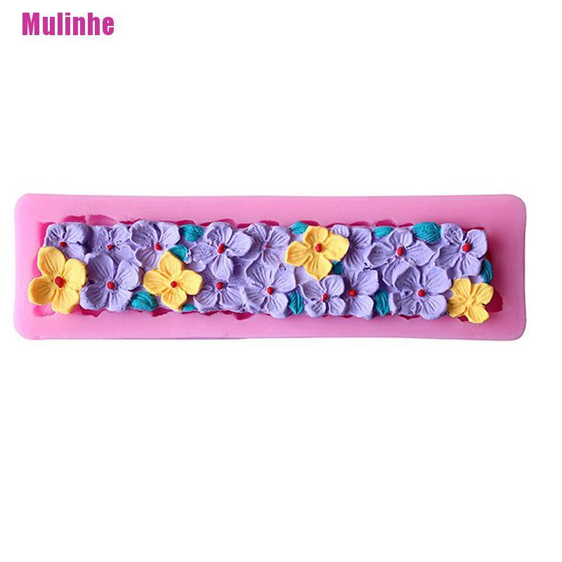 Khuôn Silicone Tạo Hình Hoa 3D Làm Bánh DIY Thời Trang