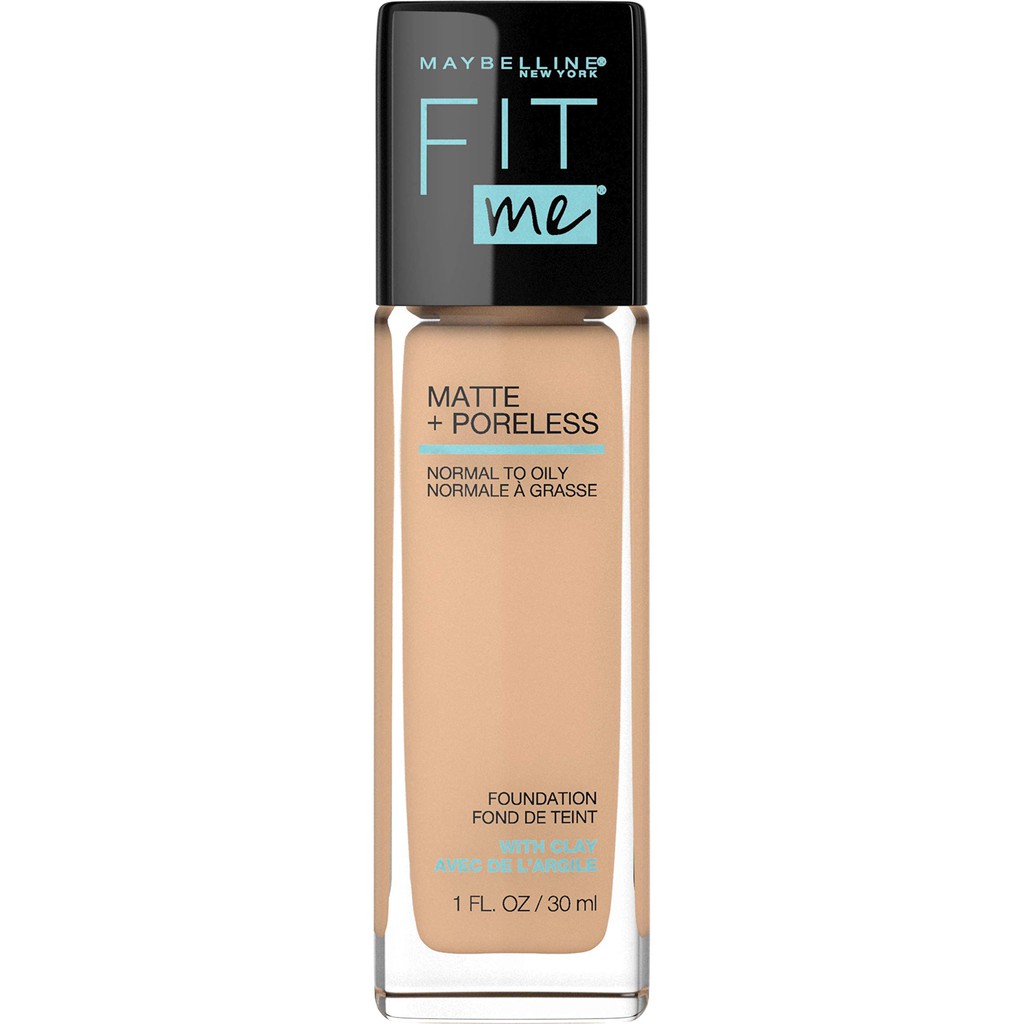 [HÀNG MỸ - DATE 1/2022] Kem Nền Maybelline New York Fit Me! Matte + Poreless Foundation 30ML