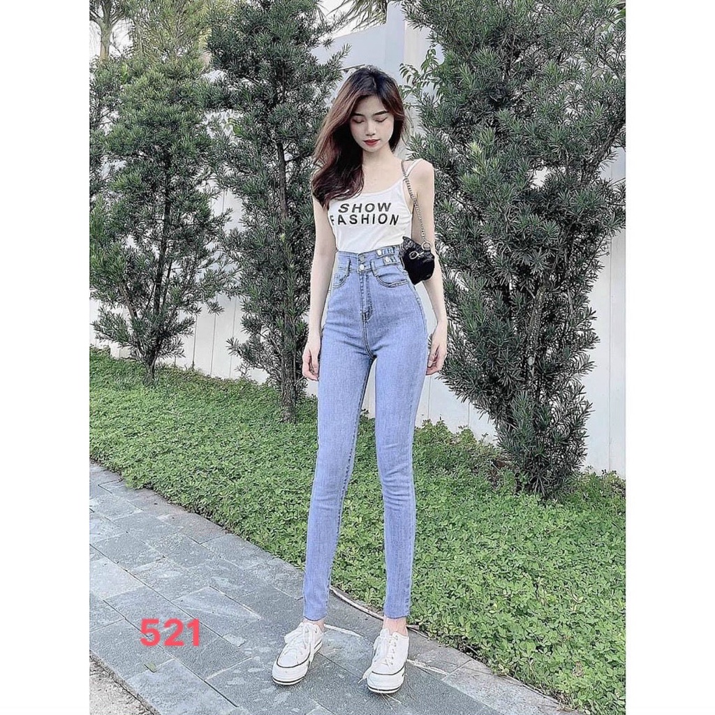 Quần Jean Nữ ôm body đẹp vải co dãn cao cấp-Black Fashion Shop-qn624 | WebRaoVat - webraovat.net.vn