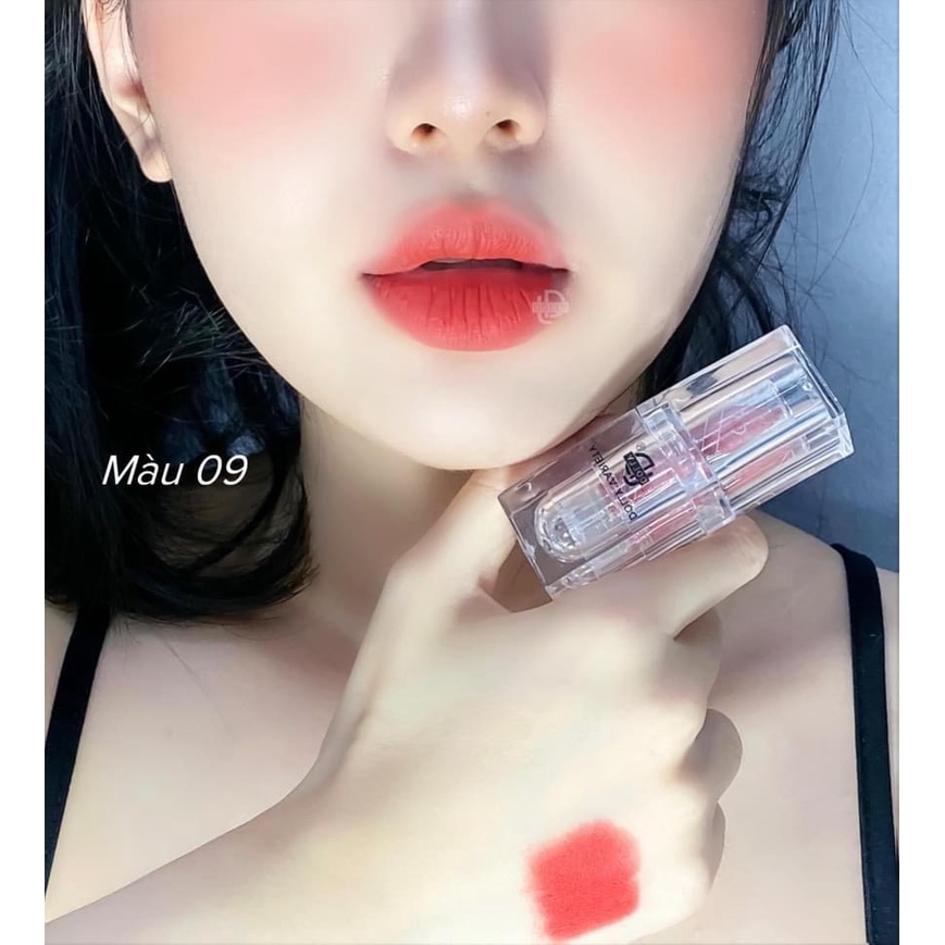 Son THỎI SÁP DOLLY dòng kem lì siêu mềm mịn, không chì, không trôi MÀU Cam hồng đào