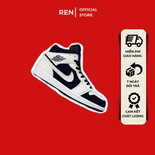 Giày thể thao sneaker AJ1 Mid tuxedo🔥