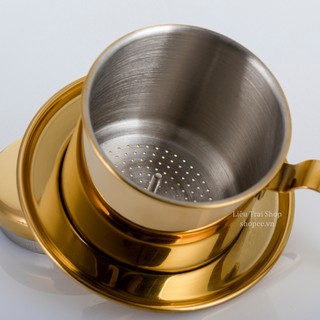 Phin cà phê cafe inox 304 mạ PVD