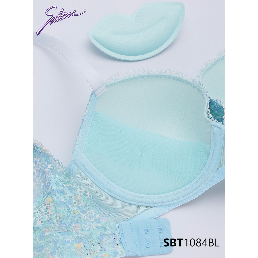 Combo Áo Lót Mút Mỏng Kèm Miếng Mút Rời Và Quần Đồng Bộ Phối Ren Fashion Maggie Mae By Sabina SBT1084BL+SUT10784BL | BigBuy360 - bigbuy360.vn