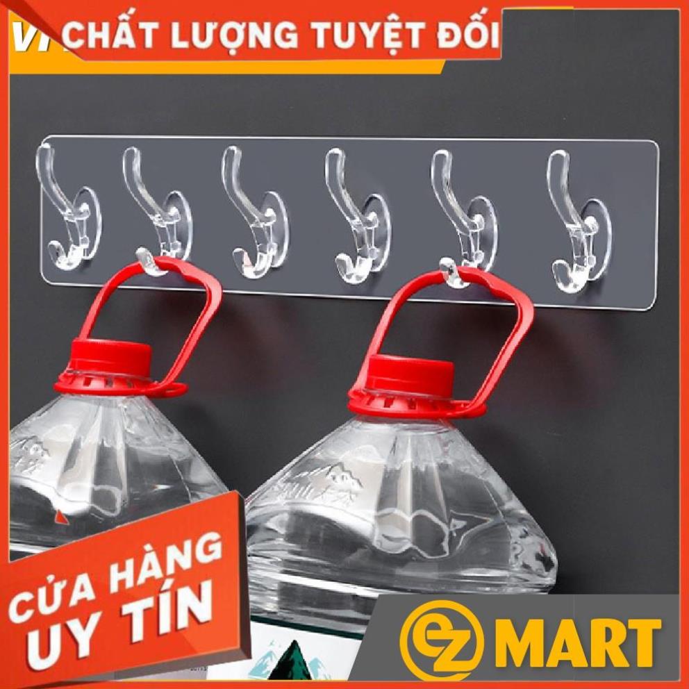 HCM - Vỉ Móc Dán Tường Trong Suốt, Móc Treo Dán Tường Siêu Chắc Chắn EZMART