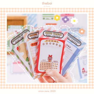 Tập Giấy Ghi Chú - Giấy Note 30 Tờ Cuộc Sống Thường Nhật Của Bé Gái