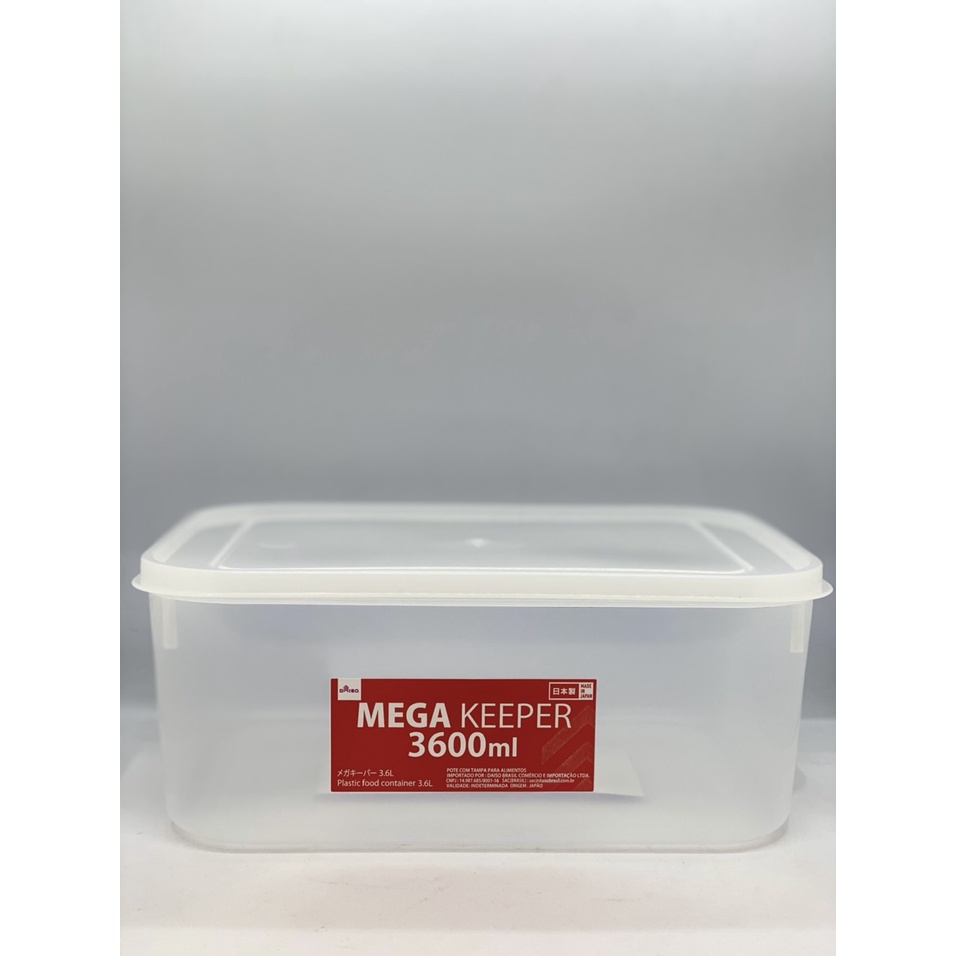 Daiso Hộp đựng thực phẩm 3.6L 24,5x18,5x10,2cm