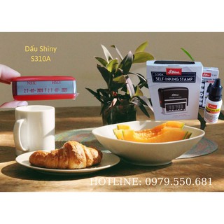 Dấu dập Date NSX - HSD 💕SHINY S310A💕 chính hãng, định dạng tiếng việt dd/mm/yyyy