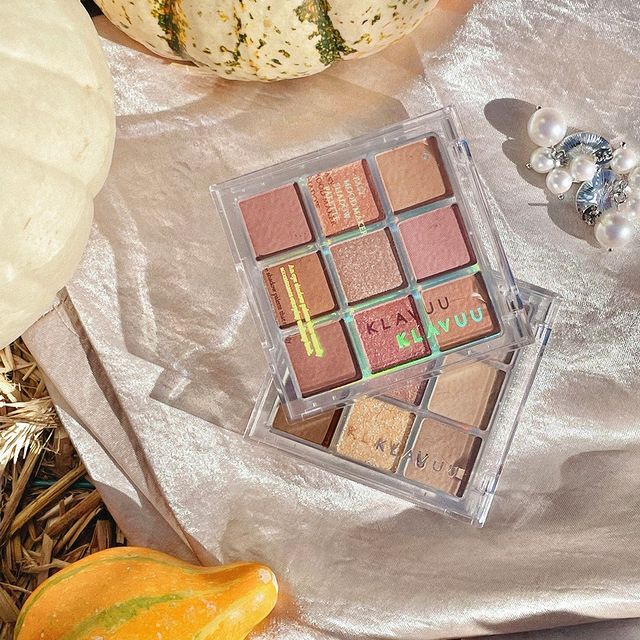 Bảng phấn mắt 9 màu KLAVUU Easy Mood Maker Eye Palette 7.8g Không Thấm Nước Siêu đẹp Bansitot