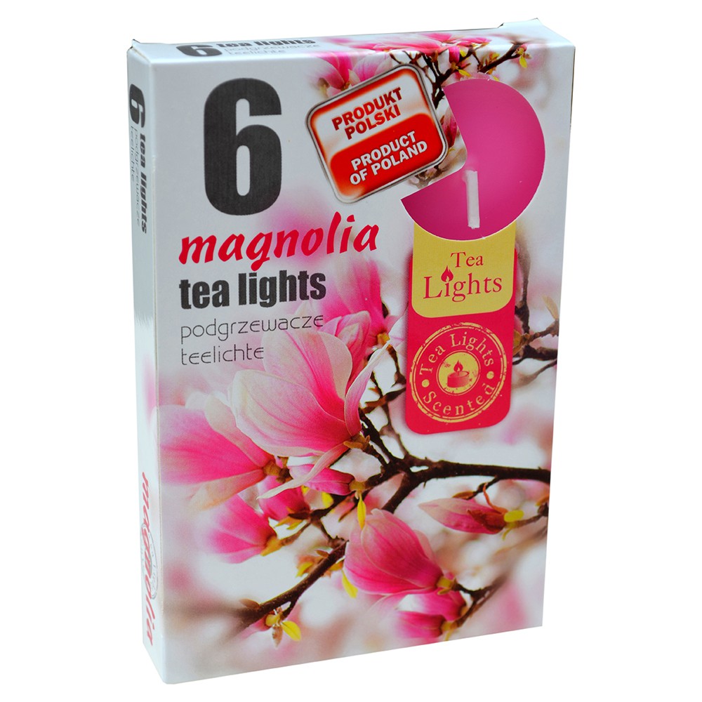 Hộp 6 nến thơm tinh dầu Tealight Admit Magnolia QT026077 - hoa mộc lan, thơm phòng, thư giãn, khử mùi, không khói