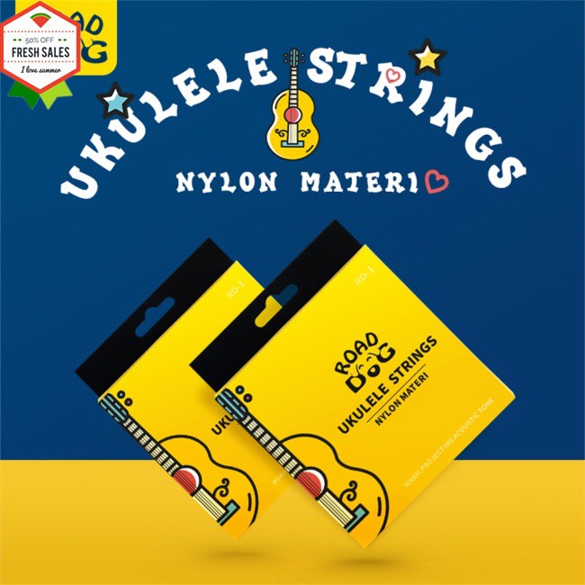 COD Nylon String Ukulele String Nylon 21 23 26 Inch String Set Rd-1 Musical Instrument Replacement Part