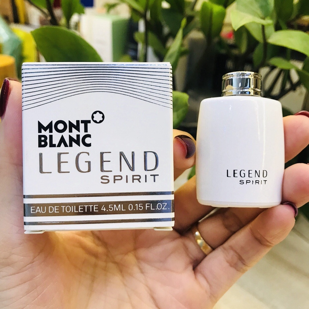 Nước hoa mini Nam Mont Blanc Legend Spirit trắng EDT 4.5ml - Cam Kết Chính Hãng Pháp