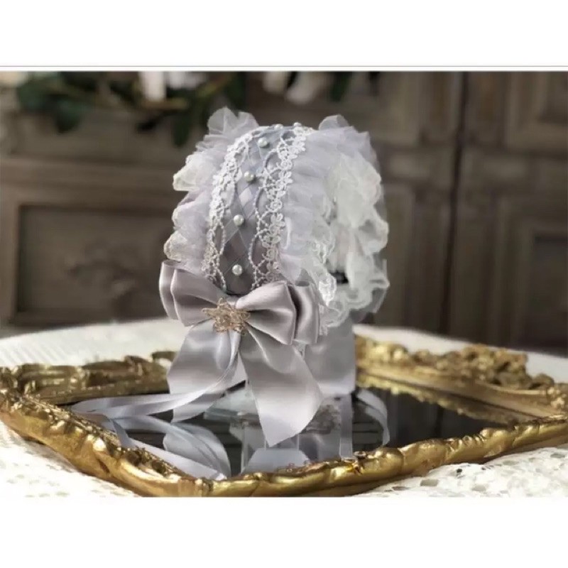 YASLC0074-Phụ kiện xám handmade lolita ngôi sao ma thuật