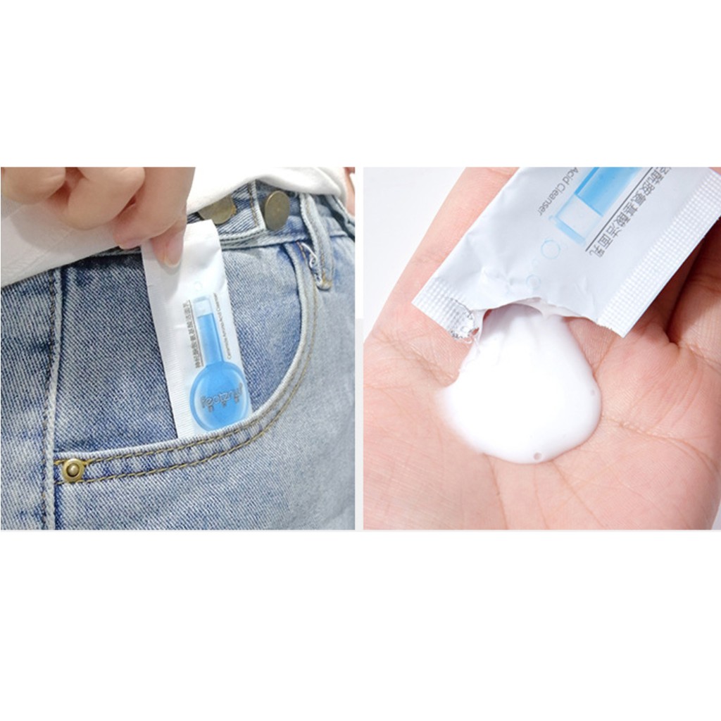 Sữa rửa mặt Feotznw Ceramide Amino Acid Cleanser dưỡng ẩm làm sạch lỗ chân lông 2.5ml