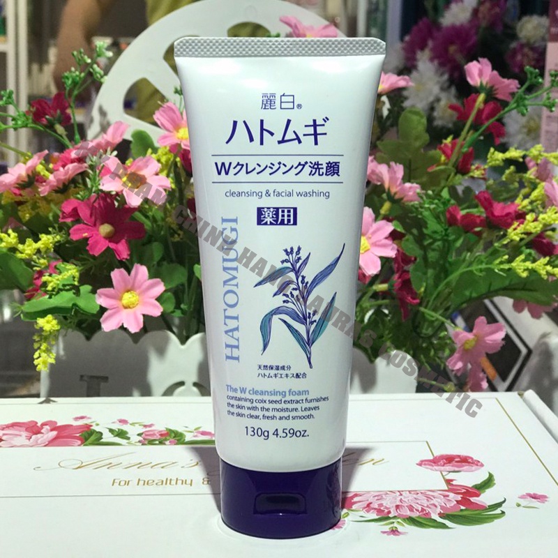 Sữa Rửa Mặt Nhật Bản Hatomugi, Trắng Da, Ngừa Mụn Chiết Xuất Từ Hạt Ý Dĩ