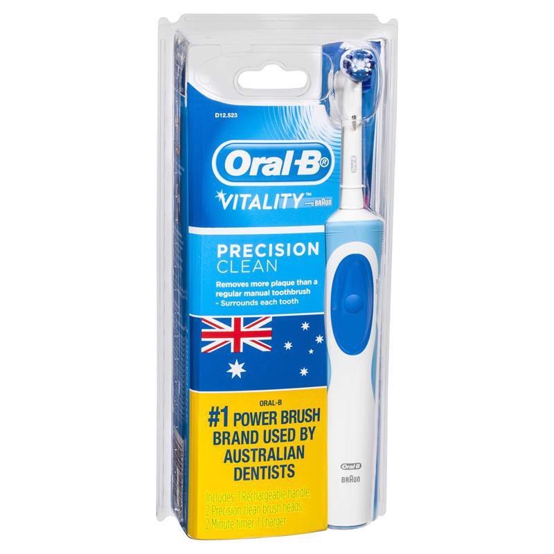 Bàn chải điện Oral-B, làm sạch răng miệng toàn diện, bền lâu, nội địa Pháp,