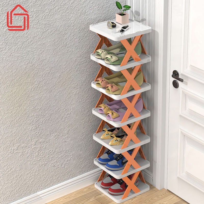Kệ để giày dép 6 tầng tháo lắp dễ dàng, tiết kiệm diện tích | Kệ giày dép thiết kế mới hình chứ X chắc chắn
