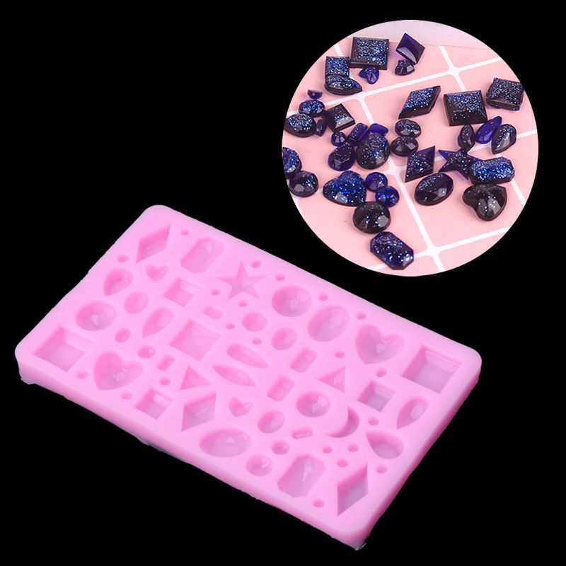 Khuôn Silicone Làm Trang Sức Hình Giọt Nước / Trái Tim / Giọt Nước