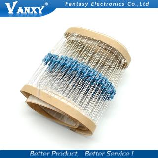 100PCS 1/2W 1/4W Metal film resistor 1R-27R 1R 1.5R 2.2R 2.7R 3.3R 6.8R 7.5R 8.2R 10R 12R 15R 18R 20R 22R 24R 27R ohm