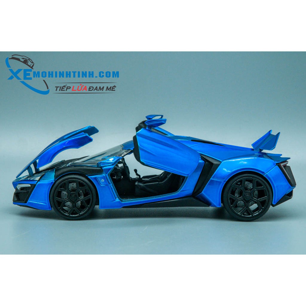 Xe Mô Hình Lykan Hypersport 1:24 Jada Toys (Xanh Dương)