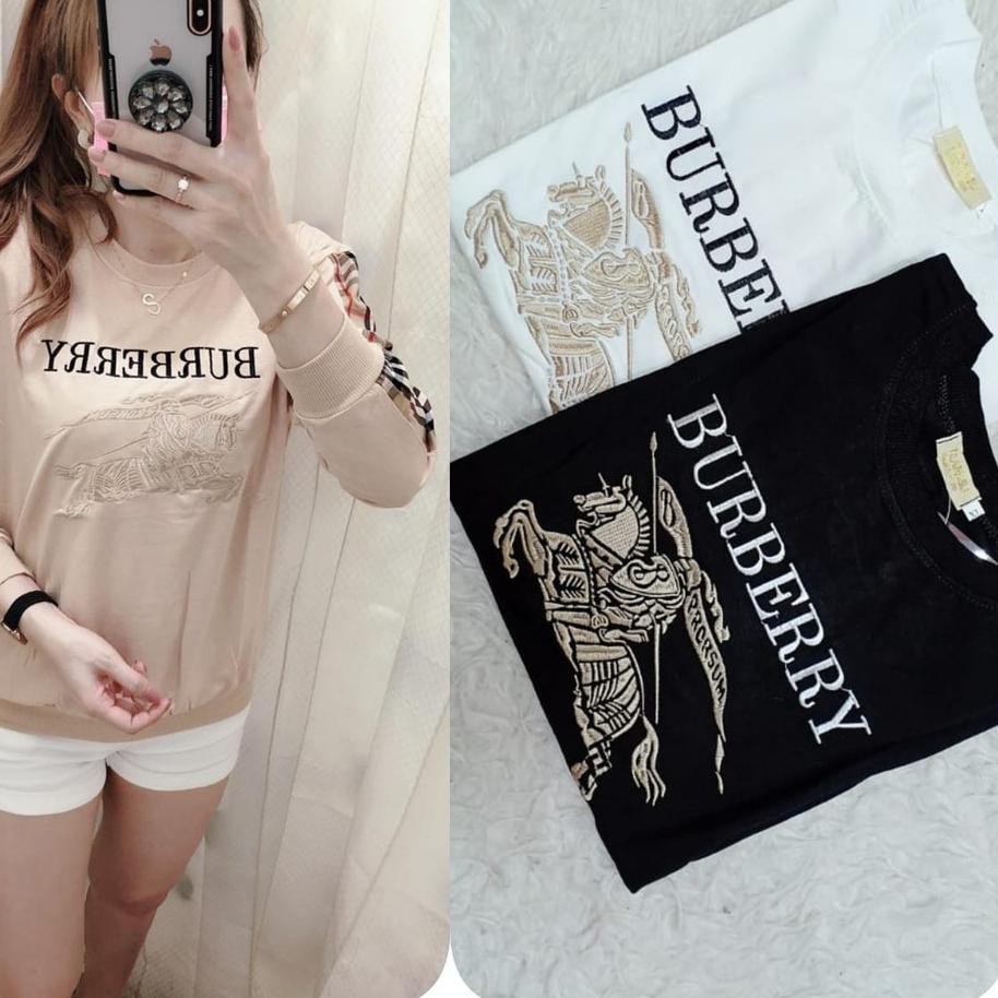 Áo Sơ Mi Dáng Dài Thêu Họa Tiết Burberry 5106