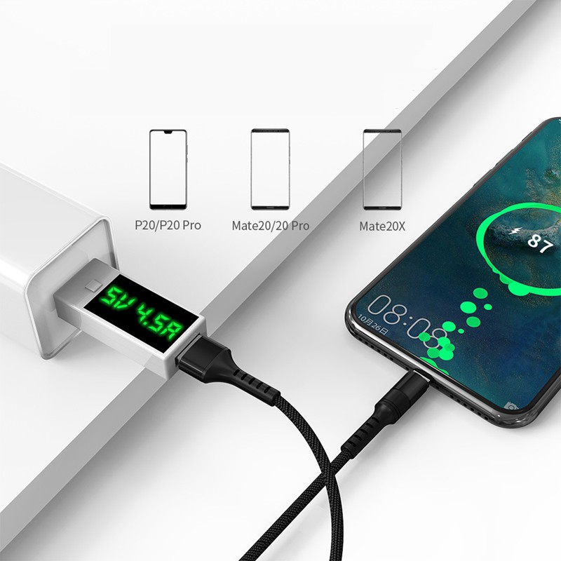 SALE Dây cáp sạc nhanh 5A USB type C micro USB dành cho Huawei Xiaomi Oppo Vivo Samsung 2