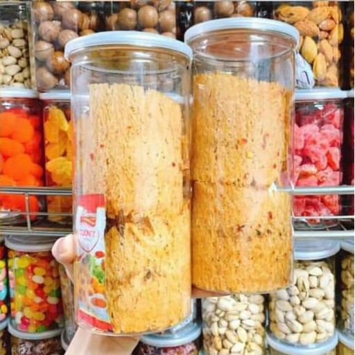 Mực cán tẩm vị cay hũ 300g | BigBuy360 - bigbuy360.vn