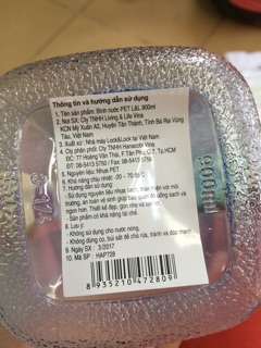 Bình Lock&Lock 900ml